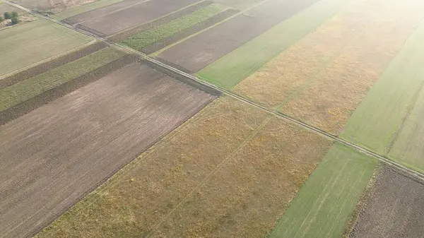Parlak renkleri olan sonbahar kırsalları