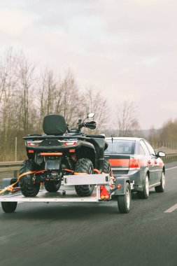 Çekilen ATV ile Otoyol Yolculuğu