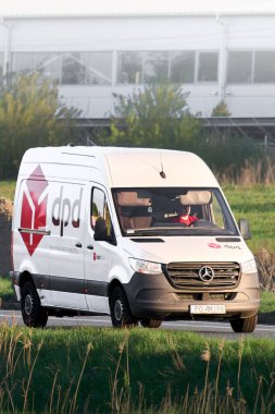 Polonya, Avrupa 26.05.2025 'te DPD lojistik minibüsü