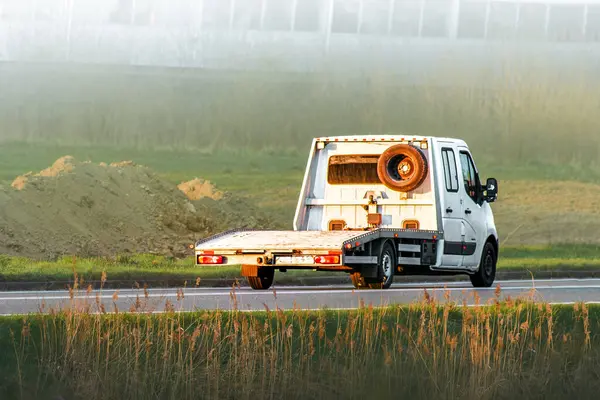 Kırsal kesimdeki otoyolda arıza var.
