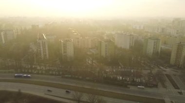 Sovyet yerleşim bölgesinin havadan görünüşü