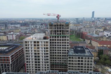 enerjik şehir manzarasının dinamik gelişimi ve büyümesi