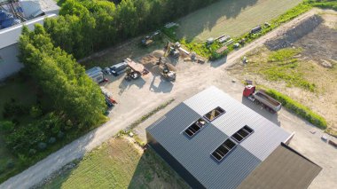 Ağır donanımlı inşaat mühendisliği sahası