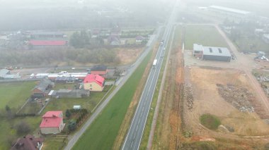 İHA 'dan görülen yeşil alanlar ve banliyö evleri