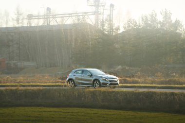 Aracın kırsal alanda sürüşü