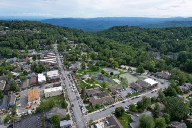 Summertime in Blowing Rock, NC prior to hurricane Helene clipart