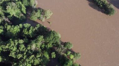 Helene Kasırgası 'ndan sonra Catawba Nehri taşar