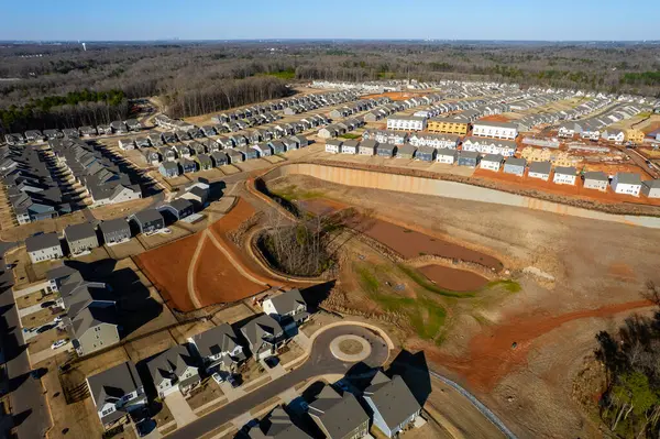 Fort Mill, Sotuh Carolina, ABD 'de inşaat halindeki yeni topluluk