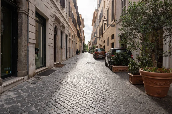 Rome Italy October 2022 Narrow Streets Center Rome Residential Areas — Stock Photo, Image