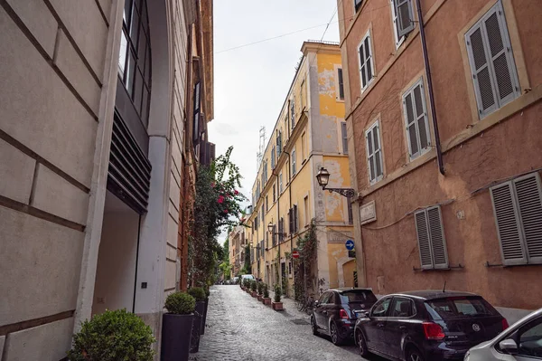 Rome Italy October 2022 Narrow Streets Center Rome Residential Areas — Stock Photo, Image