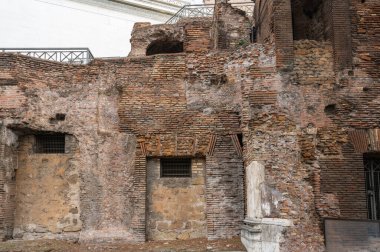 Roma, İtalya - 22 Ekim 2022: The Insula dell 'Ara Coeli. Capitoline Hill 'deki Insula. Roma, İtalya