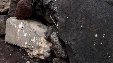 İsrail 'deki Akıntı ve gölet Meshushim yakınlarındaki dağlık bölgenin güzel manzarası. Golan' da güzel bir yer. Yüksek kalite 4k görüntü