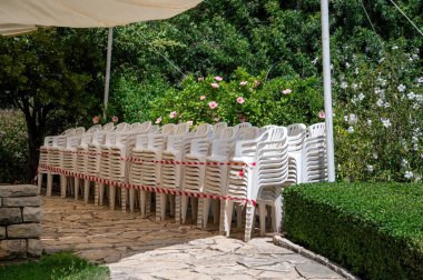 Park Ramat Hanadiv, Baron Edmond de Rothschild Anıt Bahçeleri, Zichron Yaakov, İsrail. Yüksek kalite fotoğraf