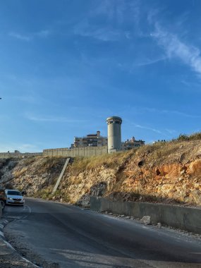 Güney İsrail 'de bir operasyon hapishanesi. Yüksek kalite fotoğraf