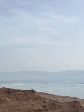 İsrail tarafından, Ölü Deniz 'in manzarası. Yüksek kalite fotoğraf