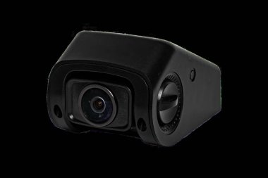 Modern araba video kamerası şeffaf arkaplanda izole edilmiş. Yüksek kalite fotoğraf