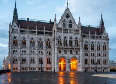 Budapeşte 'deki Macar Parlamentosu. Yüksek kalite fotoğraf
