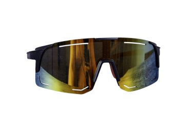 Spor için bisiklet gözlükleri, unisex, plastik, kırmızı şakaklı. Yüksek kalite fotoğraf