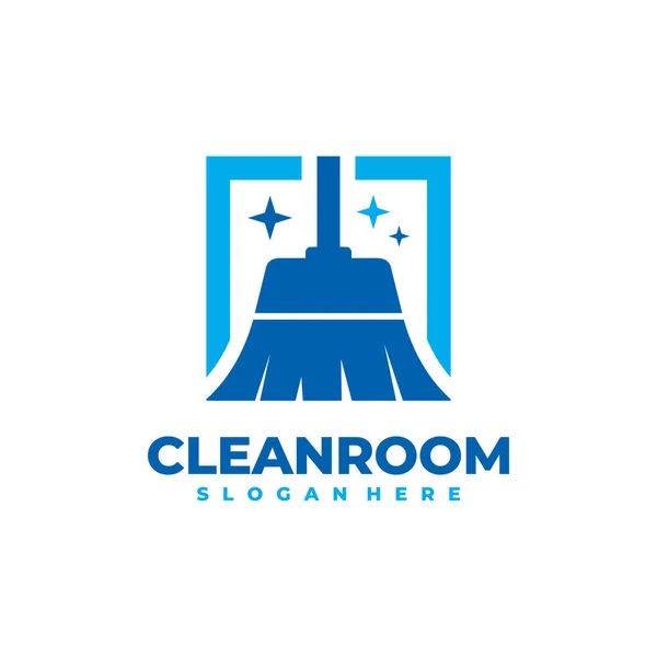 Vetor Logotipo Sala Limpa Serviço Limpeza Conceito Design Modelo Logotipo —  Vetores de Stock