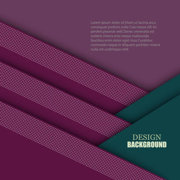 Contexte Géométrique Abstrait Modèle Brochure Affiche Rayures Bleues Magenta Demi — Image vectorielle