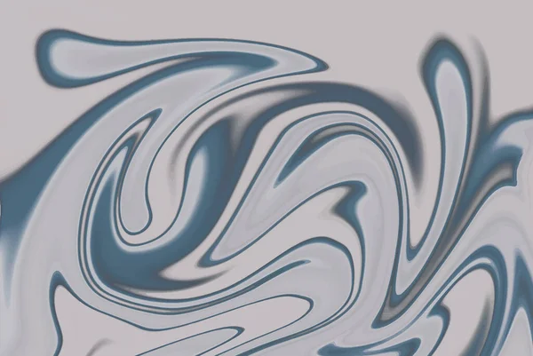 摘要现代流行的大理石纹质感模仿流动的液体弯曲线 蓝波纹背景 流体矢量设计 — 图库矢量图片