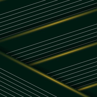 Vector abstract color background. Abstract geometric background from green tone stripes with shadows and white lines, template design for brochures, posters, design element