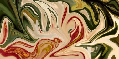 Sarı, turuncu, kırmızı ve yeşil mermer desen kombinasyonu, modern resim, moda baskısı, tasarım elementi