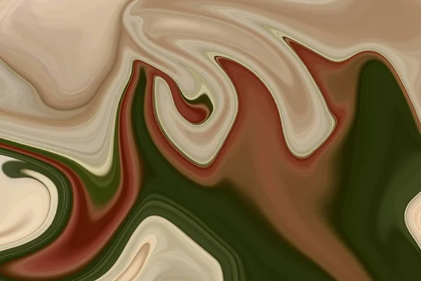 Жидкий Мрамор Шарики Зеленом Цвете Белом Фоне Абстрактный Фон Цветных — стоковый вектор