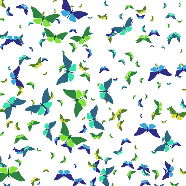 Astratto Sfondo Colori Con Forme Farfalla Illustrazione Vettoriale — Vettoriale Stock