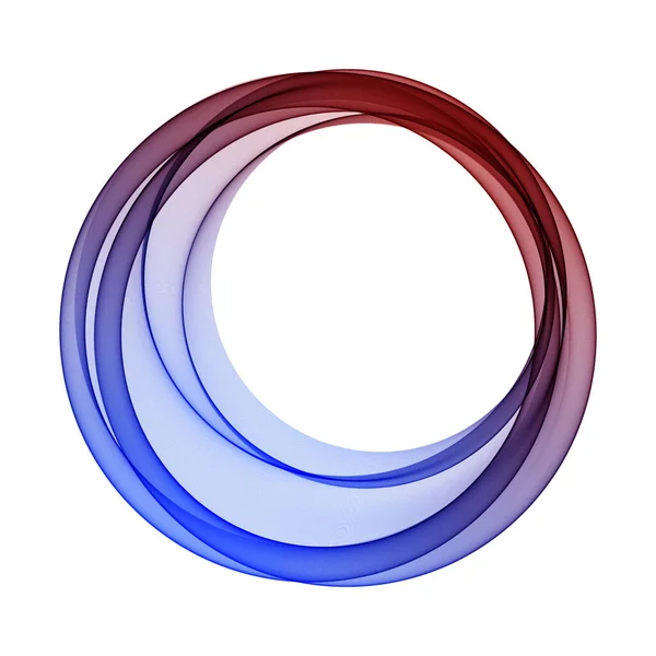 Kreisförmiges Gefälle Für Technologie Rot Und Blau — Stockvektor