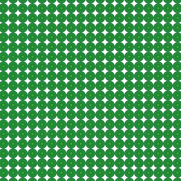 グリーン カラー ハーフトーンで抽象的な波ハーフトーンの背景 — ストックベクタ