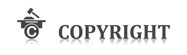 Ілюстрація Концепції Авторського Права — стокове фото