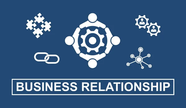 ビジネス関係の概念図 — ストック写真