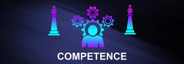 Illustrazione Concetto Competenza — Foto Stock