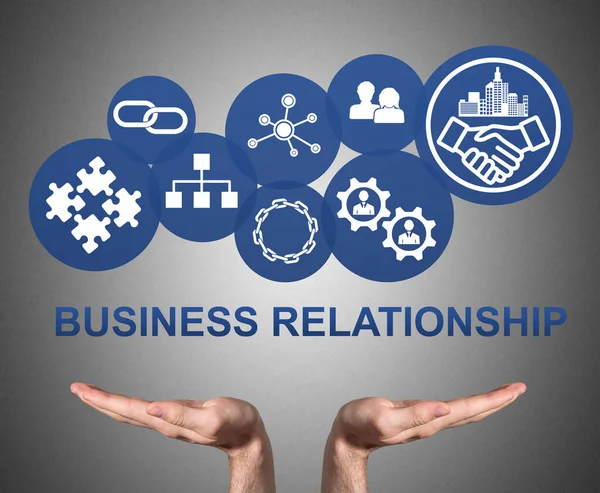 Open Hands Sustaining Business Relationship Concept — Stock Photo, Image