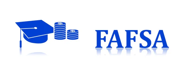 Fafsa Koncepció Illusztrációja — Stock Fotó
