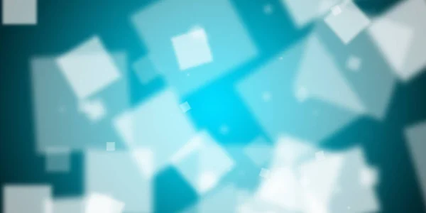Vliegende Vierkante Vormen Lichtblauwe Achtergrond — Stockfoto