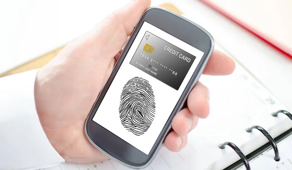 Payment security concept shown on a smartphone screen