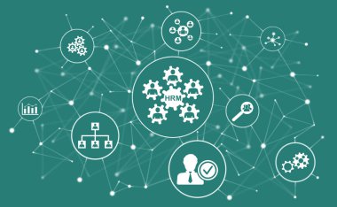 Bağlı simgelerle hrm kavramı