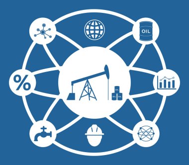 Bağlı simgelere sahip opec kavramı