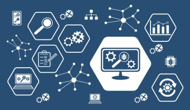 Altıgen simgeli yazılım denemesi kavramı