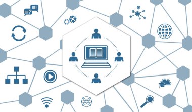 Bağlı simgelere sahip mooc kavramı