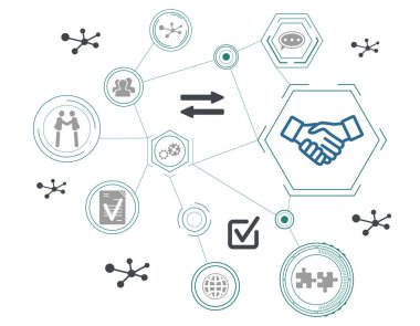 Bağlı simgelerle işbirliği kavramı