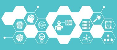 Bağlı simgelerle makine öğrenme kavramı