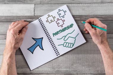 Not etmek üstünde çizilmiş ortaklık kavramı