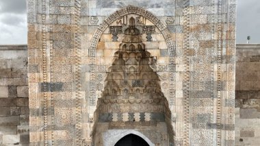 Sultanhani Caravanserai. Aksaray 'ın Sultanhani ilçesinde yer almaktadır. Caravanserai, Seljuk döneminde inşa edildi. Aksaray, Türkiye.