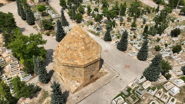 Fatma Hatun Tomb Está Localizado Cemitério Kumbetalt Túmulo Foi Construído — Fotografia de Stock
