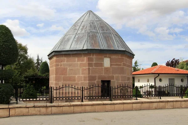 Atesbaz Veli Mezarı Anadolu Seljuk Döneminde Inşa Edilmiştir Mevlana Celaleddin — Stok fotoğraf