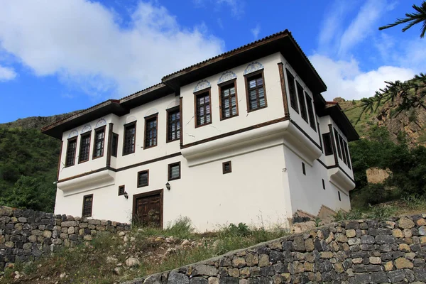 Ένα Παραδοσιακό Τουρκικό Σπίτι Που Βρίσκεται Στην Περιοχή Suleymaniye Της — Φωτογραφία Αρχείου