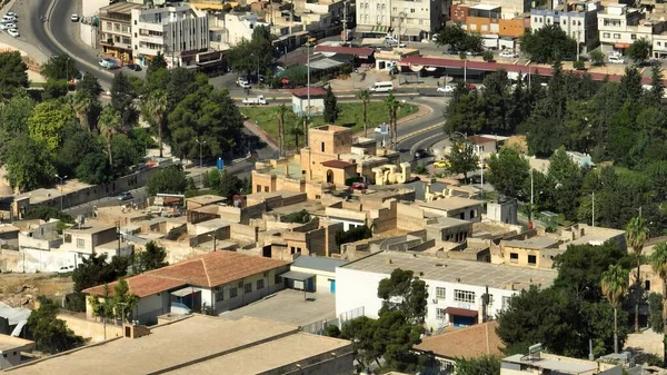 Şanlıurfa Şehrinin Insansız Hava Aracı Ile Çekilmiş Bir Fotoğrafı Şehir — Stok fotoğraf